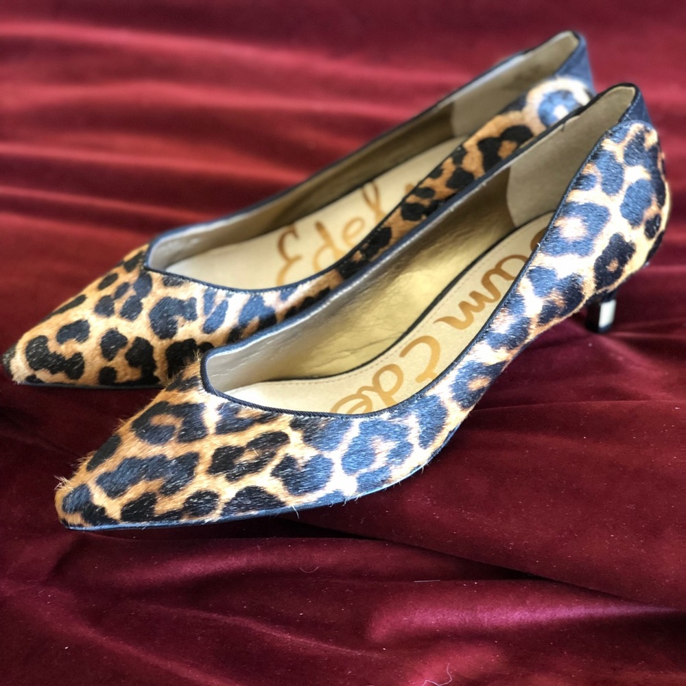 Leopard print heels